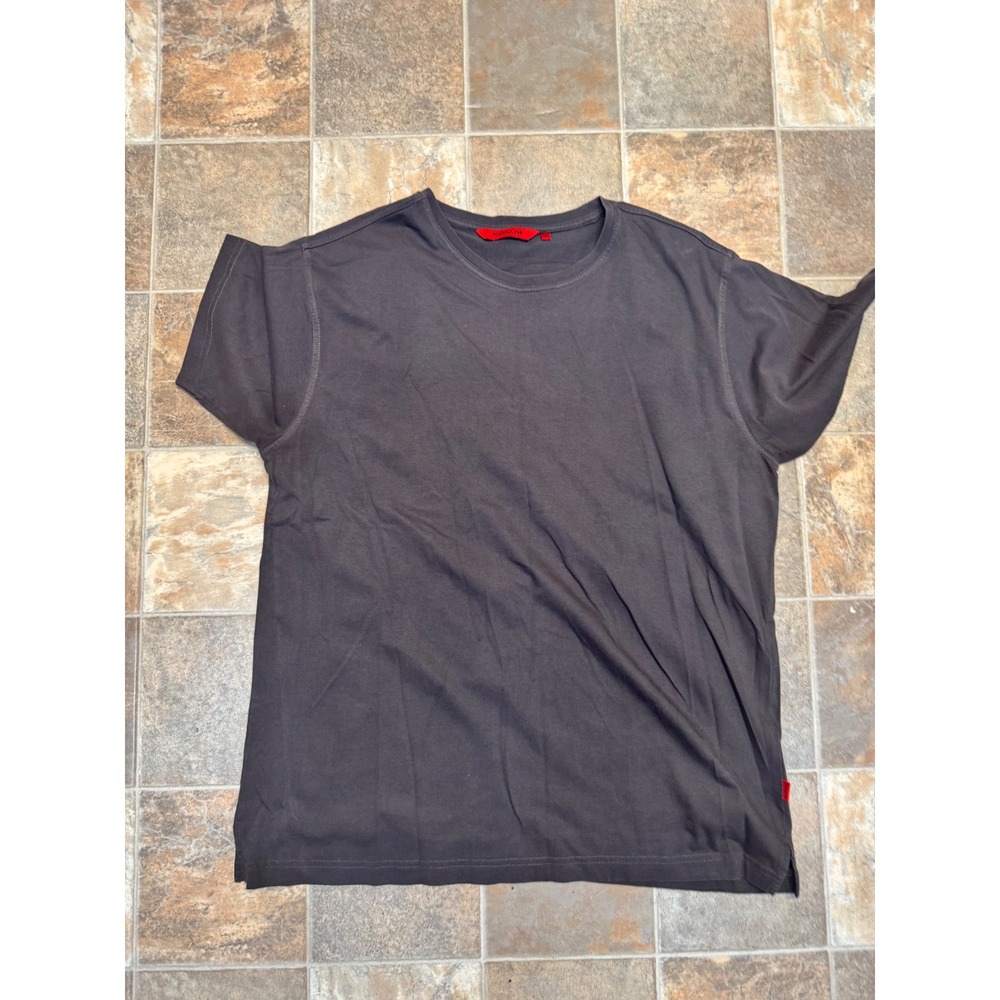 Signum Mens Crew Neck T-Shirt Charcoal Gray Short Sleeve Size XL 1C30